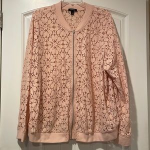 - Torrid lace zip up jacket. Size 3X